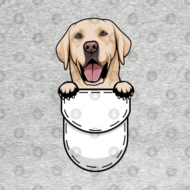 Funny Labrador Retriever Pocket Dog by Pet My Dog